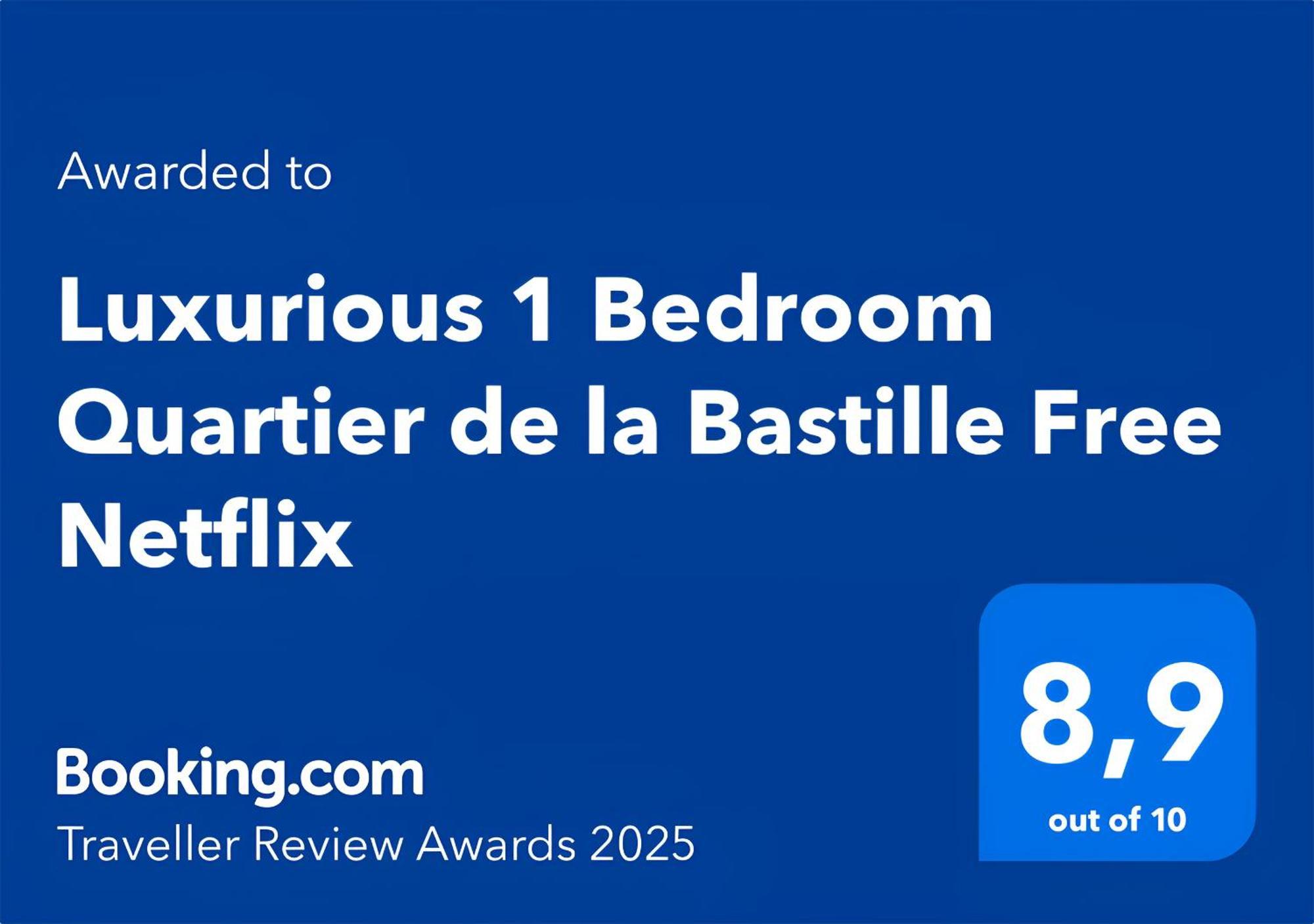 Luxurious 1 Bedroom Quartier De La Bastille Free Netflix Paris Eksteriør billede